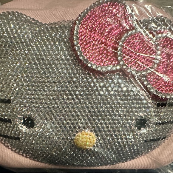 Hello Kitty BLING Travel Cosmetic Case Box Beauty Makeup Case Bag Organizer - Picture 7 of 9